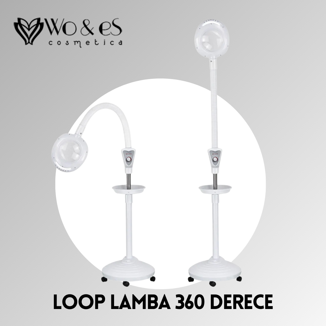 Loop 360 Derece Lamba Ayaklı 5x Led Işıklı Büyütecli